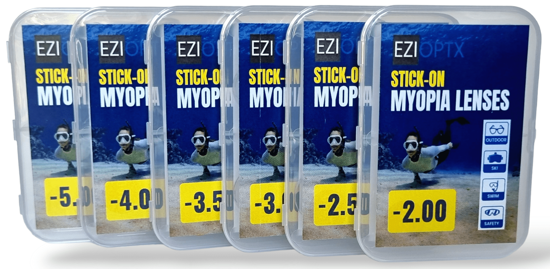 EziOptx Stick-On Myopia Lenses